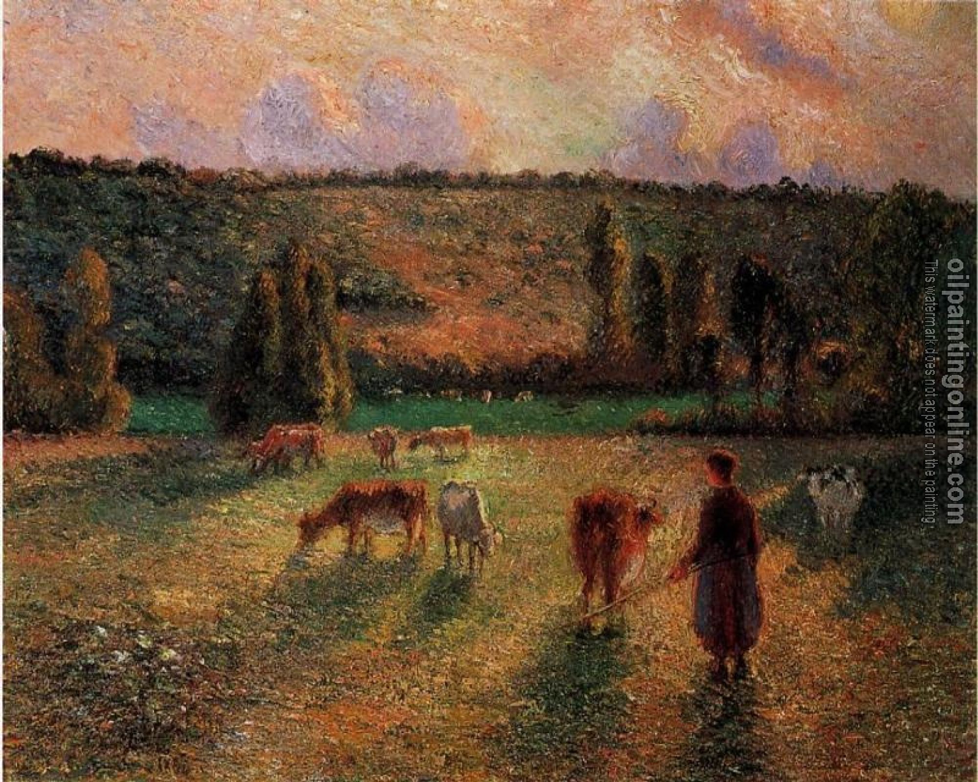 Pissarro, Camille - Cowherd at Eragny